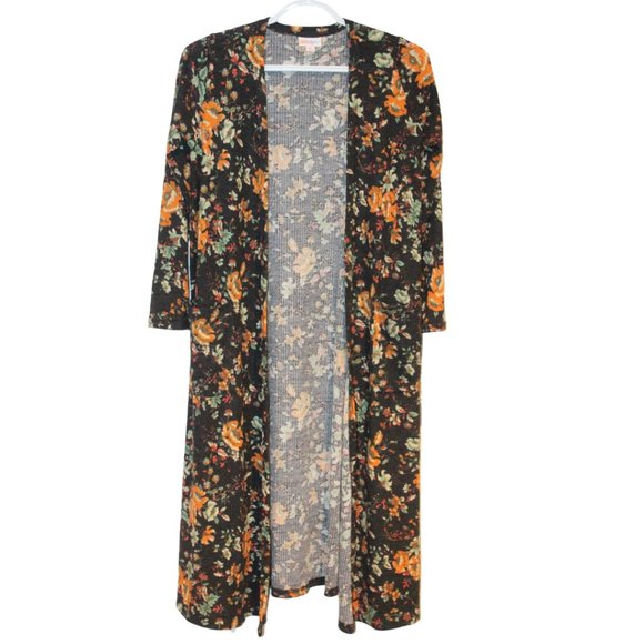 Lularoe Sarah Size XS BNWT Floral, Ribbed Pattern - Picture 1 of 5